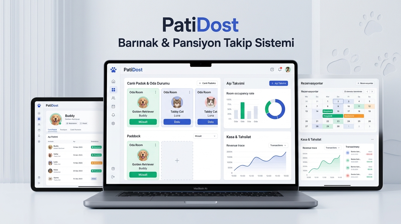 Barınak, Pansiyon ve Evcil Hayvan Takip Sistemi